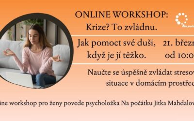ZMĚNA TERMÍNU online workshopu: Jak pomoci své duši