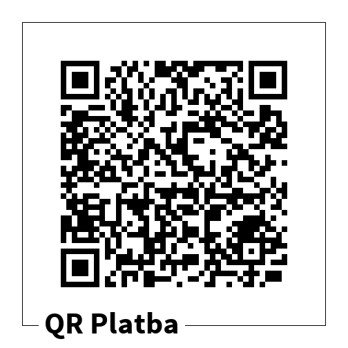 QR kód pro platbu příspěvku na projekty Na počátku